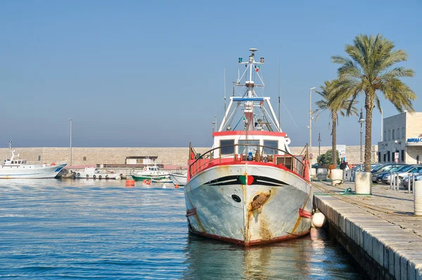 Widok z portu molfetta. Apulia. — Zdjęcie stockowe