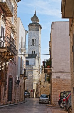 rutigliano görünümü. Apulia.