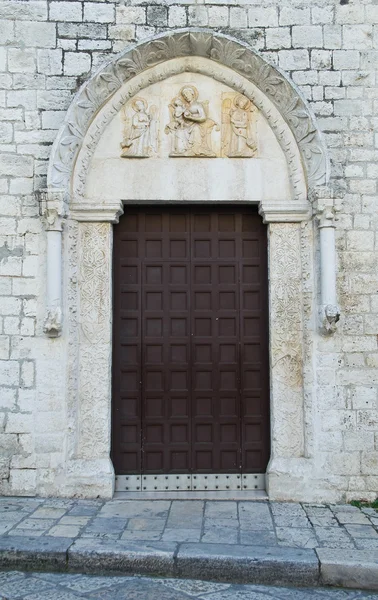 Dřevěný kostel portálu. — Stock fotografie