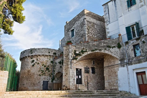 Normannisches Schloss Gespräche Apulien — Stockfoto