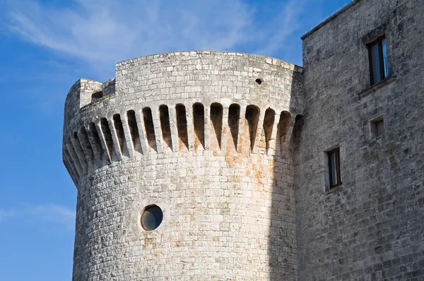 Normannischer Turm Gespräche Apulien — Stockfoto