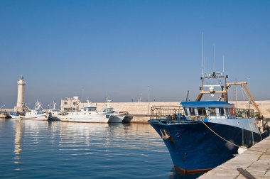 molfetta liman manzarası. Apulia.