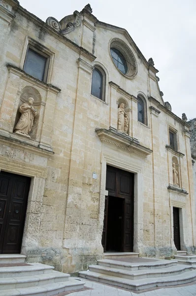 Pietro caveoso św. Matera. Basilicata. — Zdjęcie stockowe