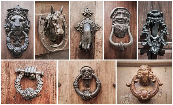 Doorknocker Collage. —  Fotos de Stock