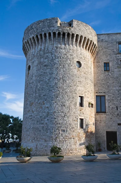 Normandisch kasteel. Conversano. Apulië. — Stockfoto