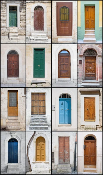 Collage Puerta —  Fotos de Stock