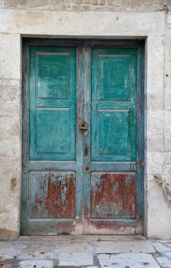 Wooden door. clipart