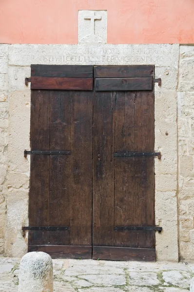 Igreja Portal de madeira . — Fotografia de Stock