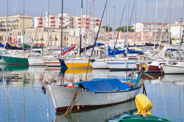 Blick Auf Den Hafen Von Bisceglie Apulien — Stockfoto