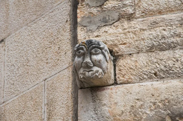 Stone Face Brichwall — Stok fotoğraf