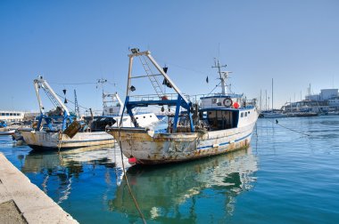 Fishing trawlers. clipart