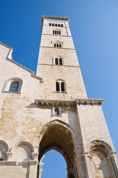 Belltower Katedry Trani Apulia — Zdjęcie stockowe