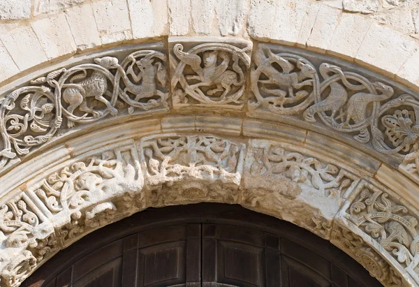 Katedrála Portál Trani Apulie — Stock fotografie