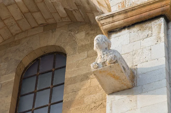Marble Statue Cathedral Trani Apulia — Stock Photo, Image
