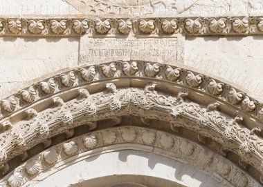 Detail of the Cathedral. Giovinazzo. Apulia. clipart