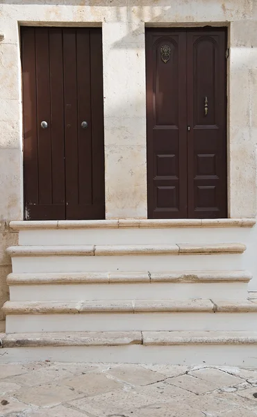 Wooden doors. — Stock Photo, Image