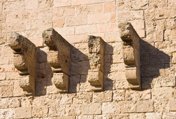Detail of the Monopoli Castle. Apulia. — Stock Photo, Image