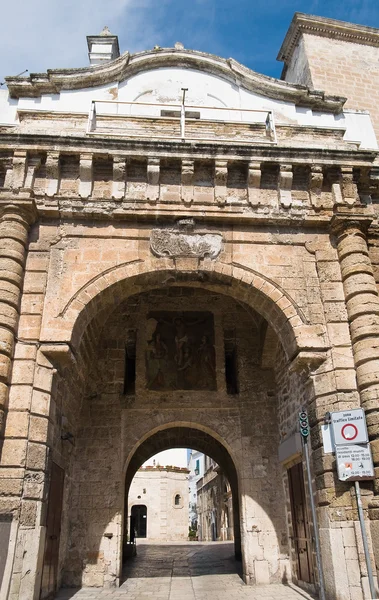 Marquês Arch. Polignano a Mare. Apúlia . — Fotografia de Stock