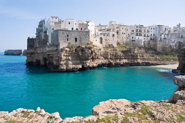 Vista panorámica de Polignano a Mare. Apulia . —  Fotos de Stock