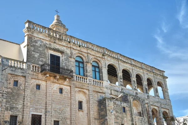 St. Vito martyr Abbey. Polignano a Mare. Apulia. — Stock Photo, Image