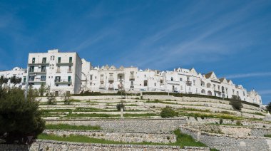 locorotondo panoramik manzaralı. Apulia.