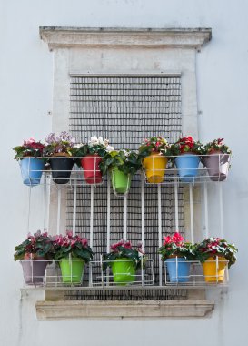 Historic balcony. clipart