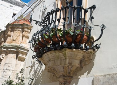 Historic balcony. clipart