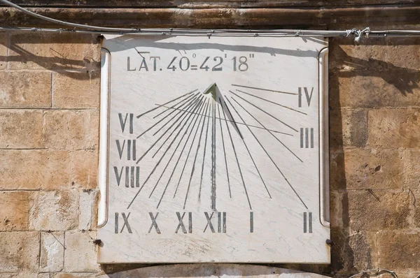 Ηλιακό ρολόι για το brickwall. — Φωτογραφία Αρχείου