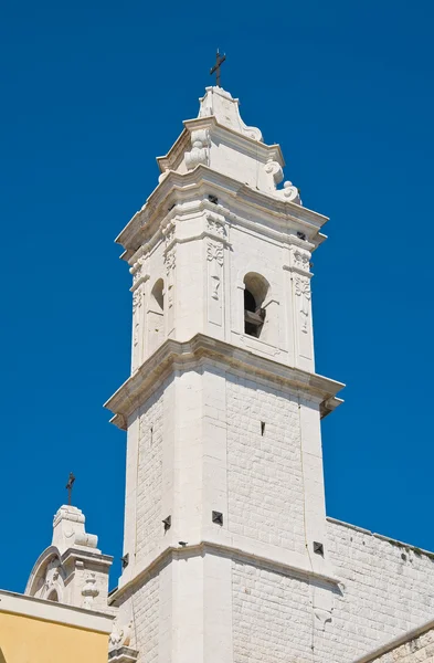 聖ピエトロ鐘楼の教会。モルフェッタ。プーリア. — ストック写真