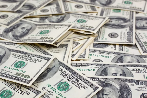 Background with american dollar bills — Stock Photo, Image