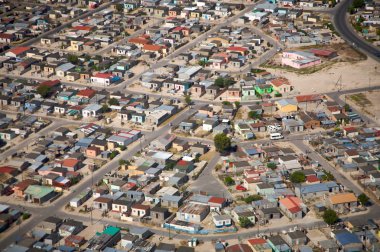 cape town dan havadan görünümü