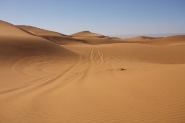Majestic dune landscape clipart