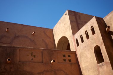 Moroccan architecture in Mopti Dogon Land clipart