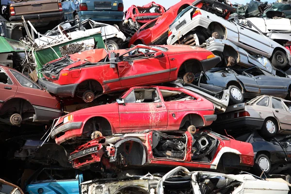 Ανακύκλωση αυτοκινήτων — Φωτογραφία Αρχείου