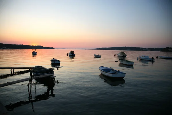 Ηλιοβασίλεμα στην Αδριατική — Φωτογραφία Αρχείου