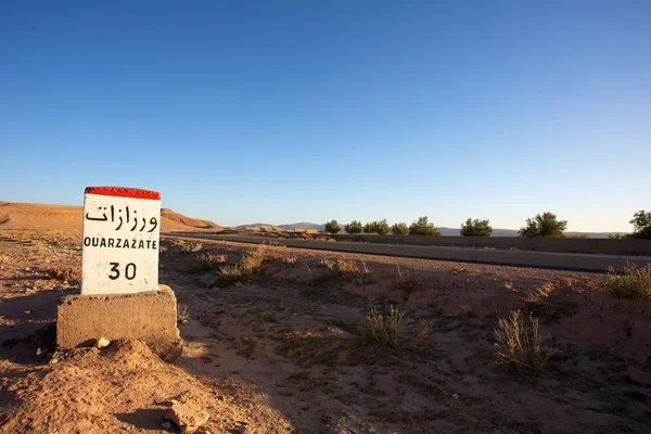 Ouarzazate 30 km — Zdjęcie stockowe