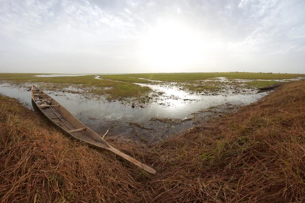 Pinasa v deltě Nigeru v mopti — Stock fotografie