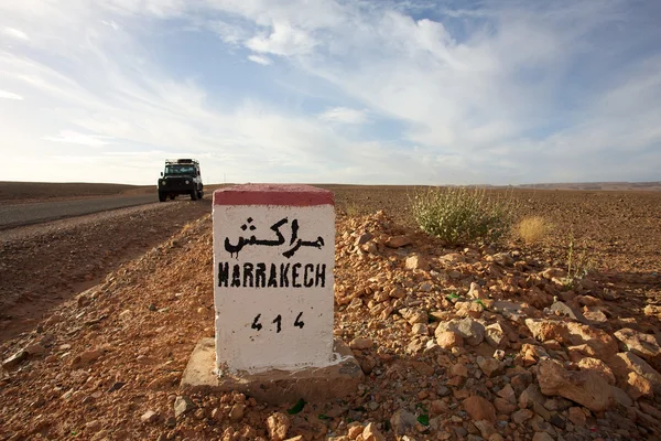 Marrakech 414 km — Foto Stock