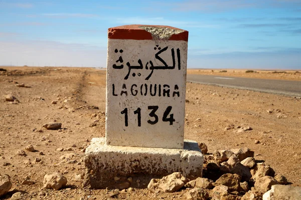Lagouira 1134 km — Stock Photo, Image