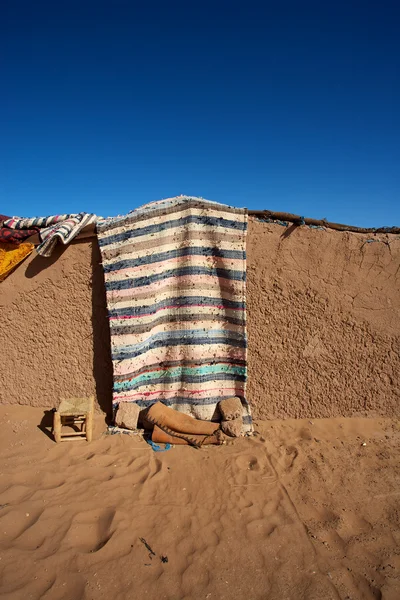 Maison traditionnelle berbère en boue — Photo
