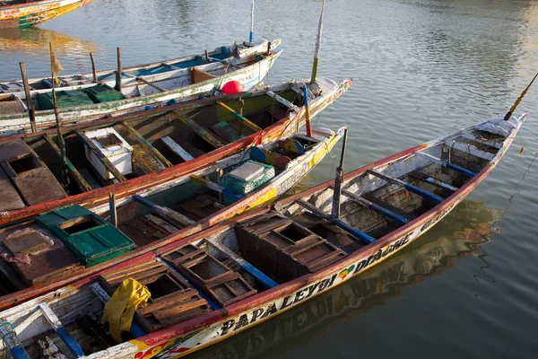 Fisher βάρκες στον Άγιο Λουδοβίκο — Φωτογραφία Αρχείου