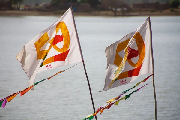 Флаг Мали с Нигером — стоковое фото