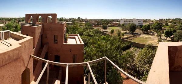 Panoramisch uitzicht van Marokkaanse architectuur in mopti dogon land — Stockfoto
