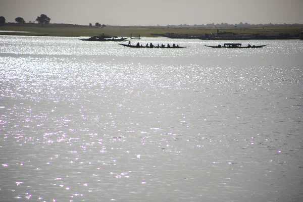 Riverscene di Niger — Stok Foto