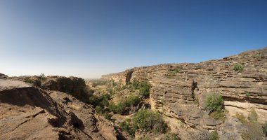 Cliff dogon arazi bandiagara