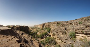 Cliff of Bandiagara in Dogon Land clipart