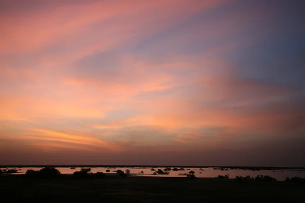 Mauritania ülkesindeki günbatımı — Stok fotoğraf