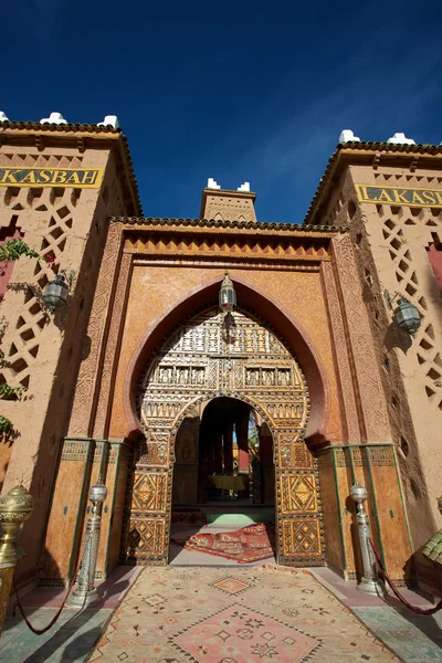 Entrada de um Riad iin Marrocos — Fotografia de Stock