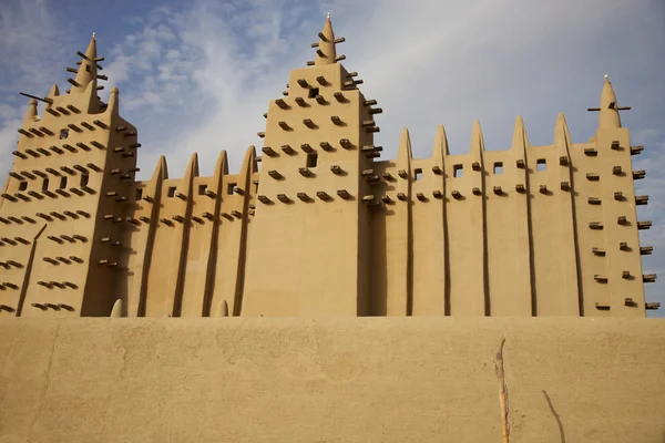 Djenne ́: Afrikanische Stadt aus Schlamm — Stockfoto