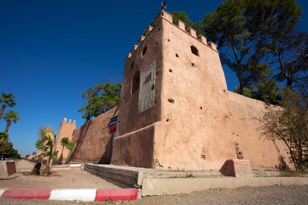 Fortyfikacje w Marrakeszu — Zdjęcie stockowe